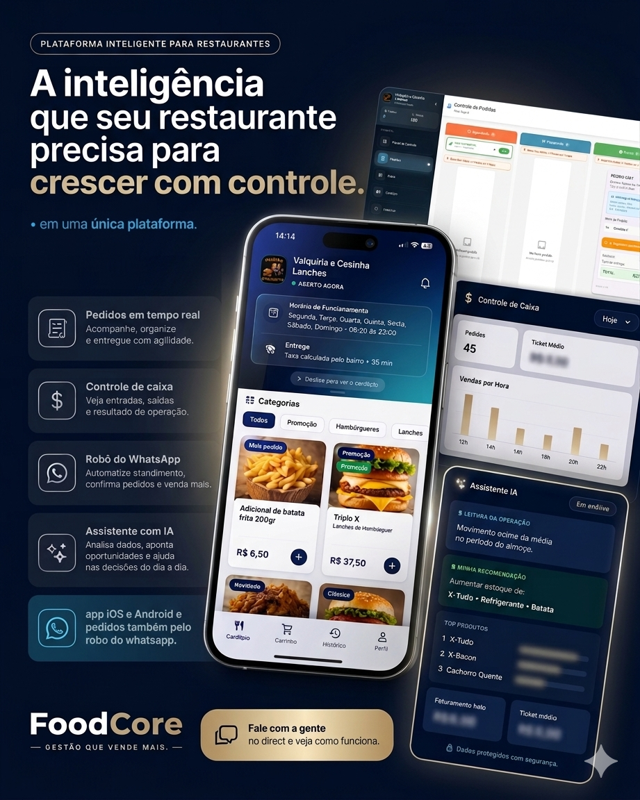 Peça visual do produto FoodCore